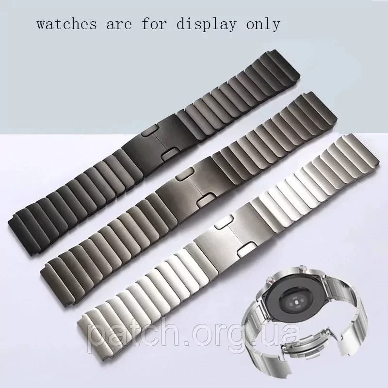 Браслет із неіржавкої сталі для Huawei Watch 3 / 3 Pro / GT 2 46 мм / GT2 Pro / GT 2e Сталевий