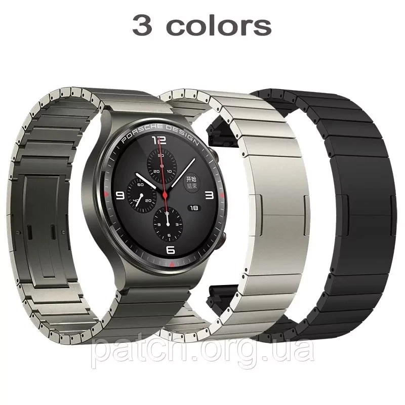 Браслет із неіржавкої сталі для Huawei Watch 3 / 3 Pro / GT 2 46 мм / GT2 Pro / GT 2e Сталевий