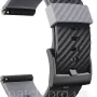 Ремінець для Suunto 7 / 9 / Spartan hr Baro / Spartan hr / 9 Baro / D5 / Traverse та ін. Чорний із сірим