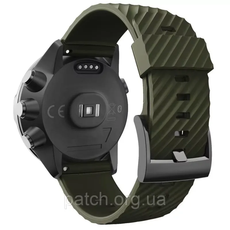 Ремінець для Suunto 7 / 9 / Spartan hr Baro / Spartan hr / 9 Baro / D5 / Traverse та ін. Зелений