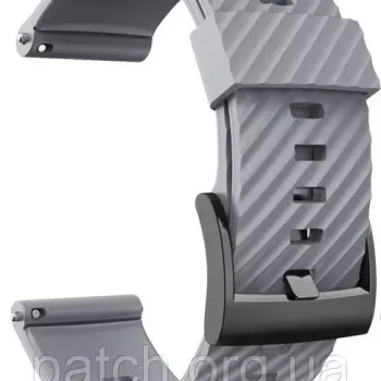 Ремінець для Suunto 7 / 9 / Spartan hr Baro / Spartan hr / 9 Baro / D5 / Traverse та ін. Сірий
