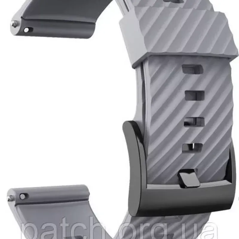 Ремінець для Suunto 7 / 9 / Spartan hr Baro / Spartan hr / 9 Baro / D5 / Traverse та ін. Сірий