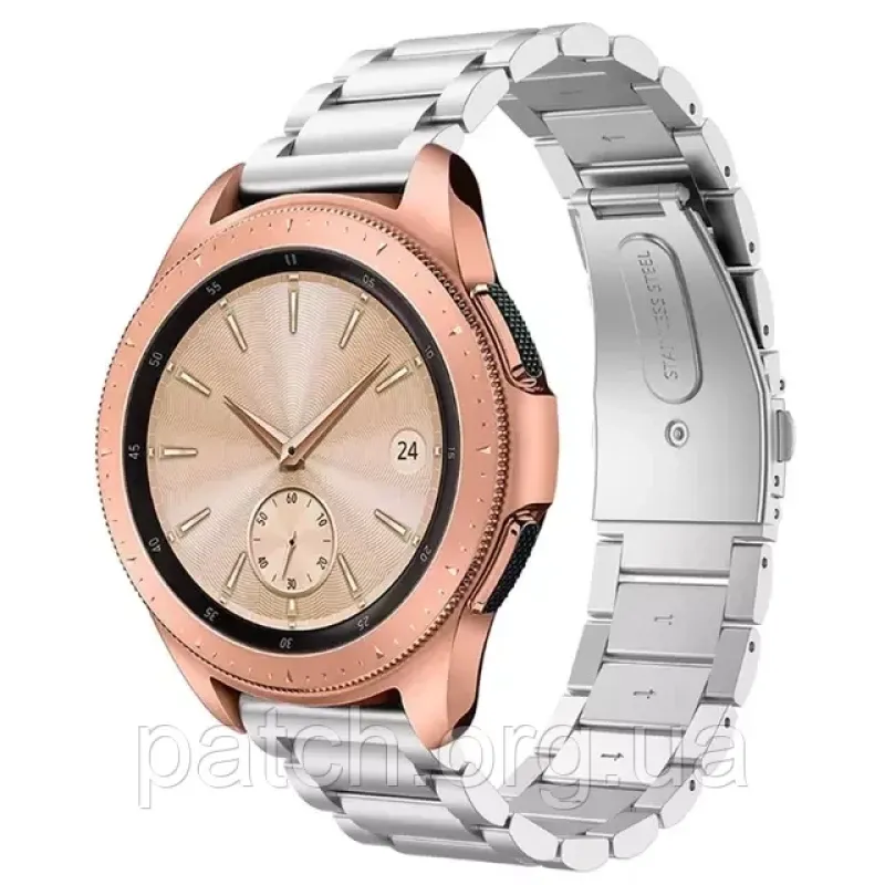 Литий браслет для Samsung Galaxy Watch 3 41 / 45 mm Gear S3 Frontier / Galaxy Watch 46 мм та ін. Срібло