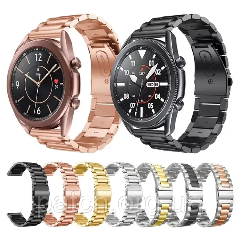 Литий браслет для Samsung Galaxy Watch 3 41 / 45 mm Gear S3 Frontier / Galaxy Watch 46 мм та ін. Синій