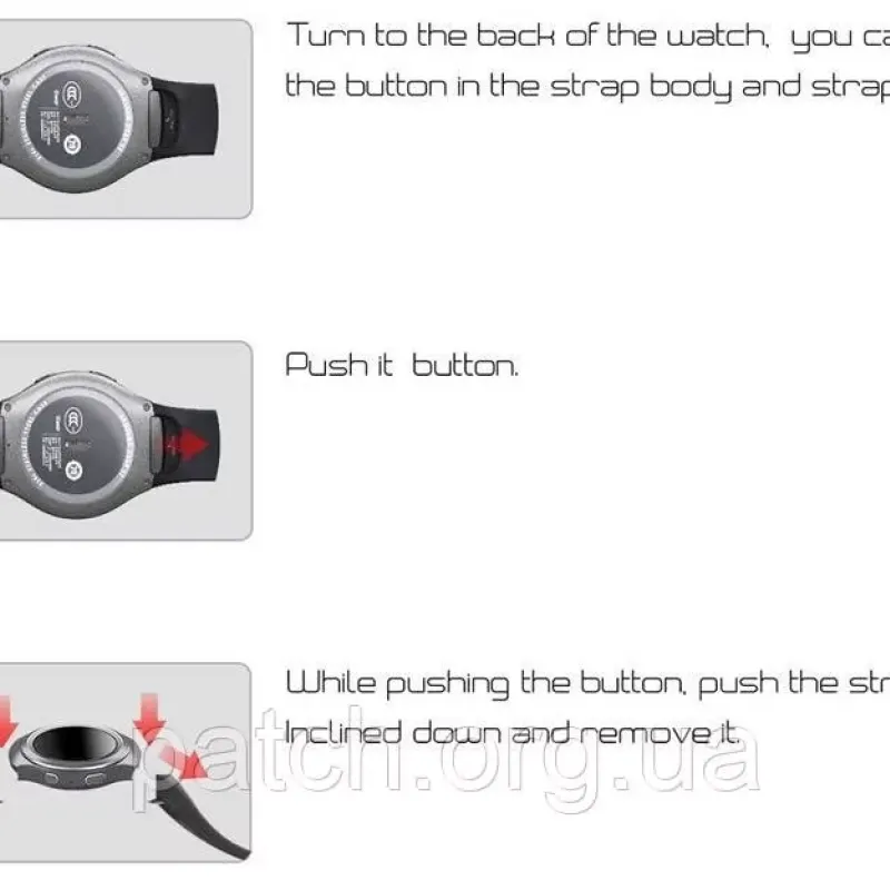 Силіконовий ремінець для годинника Samsung Gear S2 SM-R720/SM-R730 Синій