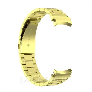 Браслет із неіржавкої сталі для Samsung Galaxy Watch 4 40 mm / Classic 42 mm / 44 mm / Classic 46m Золото