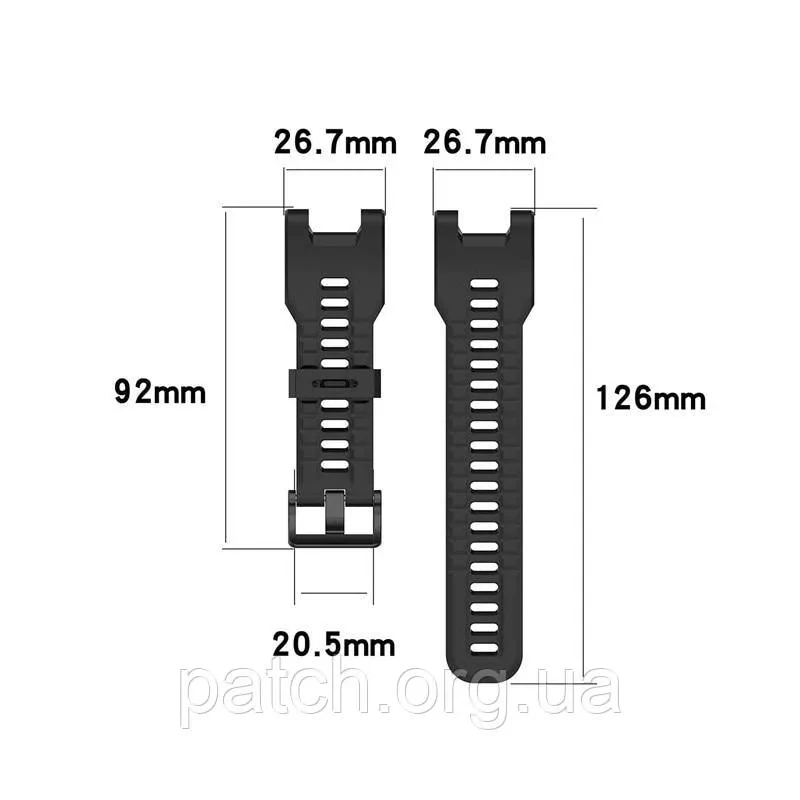 Змінний силіконовий ремінець для Amazfit T-Rex/T-Rex Pro Зелений