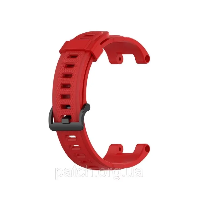 Змінний силіконовий ремінець для Amazfit T-Rex/T-Rex Pro Червоний