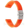 Силіконовий м'який змінний ремінець для годинника, із системою швидкої заміни, 20 мм Жовтогарячий