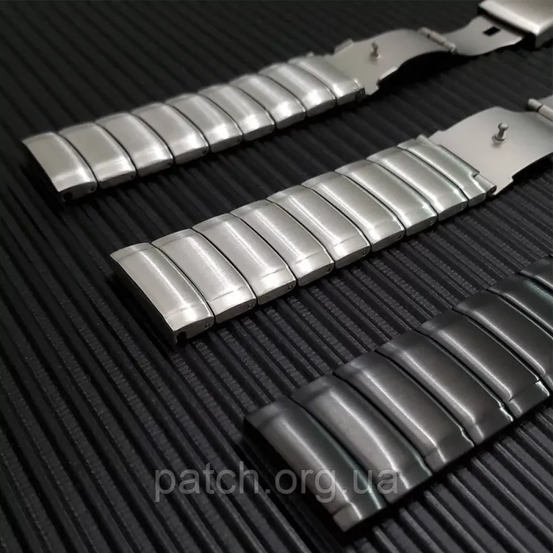 Литий браслет із неіржавкої сталі, 20 мм Срібло