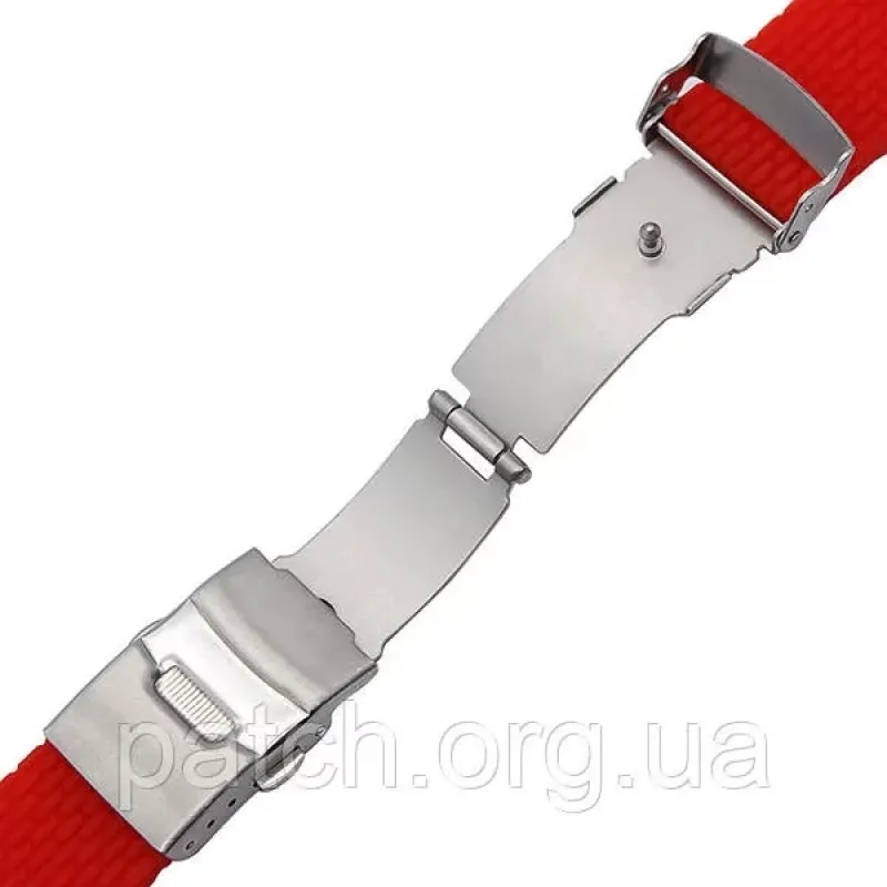 Силіконовий м'який змінний ремінець для годинника, із системою швидкої заміни, 22 мм Червоний