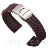 Силіконовий м'який змінний ремінець для годинника, із системою швидкої заміни, 22 мм Коричневий