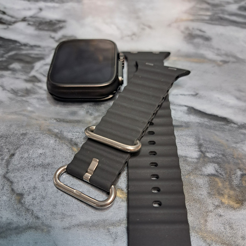 Cмарт-годинник Smart Watch X8 Ultra 49mm електронні з магнітною зарядкою та мікрофоном. Чорний