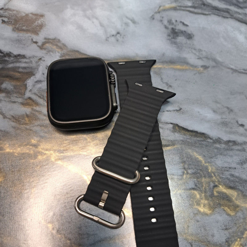 Cмарт-годинник Smart Watch X8 Ultra 49mm електронні з магнітною зарядкою та мікрофоном. Чорний