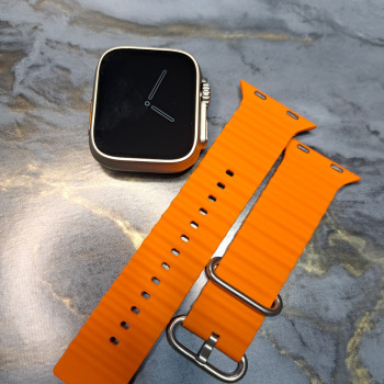 Cмарт-годинник Smart Watch X8 Ultra 49mm електронні з магнітною зарядкою та мікрофоном. Помаранчевий