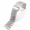 Браслет для годинника з неіржавкої сталі, 22 мм Срібло
