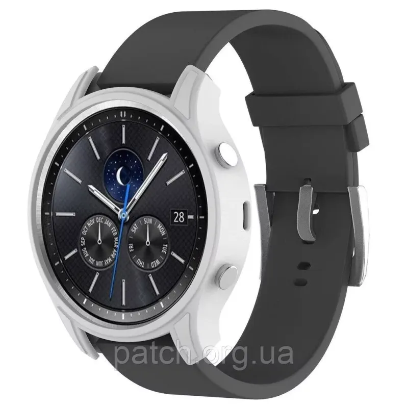 Захисний силіконовий чохол для смарт-годинника Samsung S3 Classic SM-R770 Білий