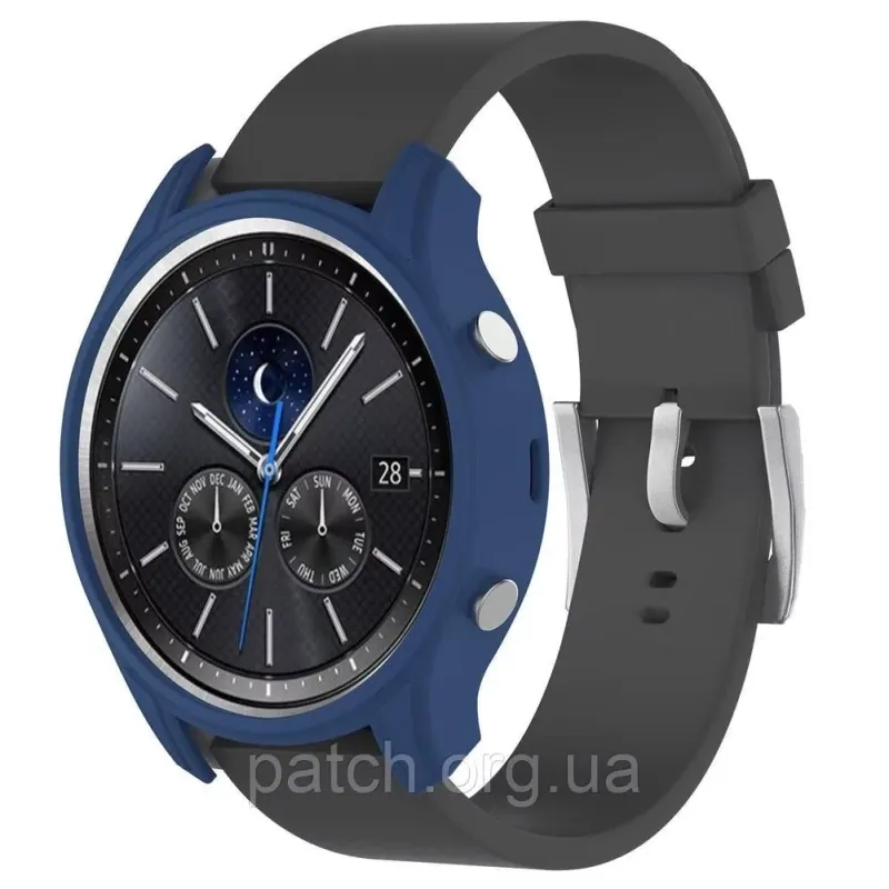 Захисний силіконовий чохол для смарт-годинника Samsung S3 Classic SM-R770 Синій