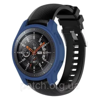 Захисний силіконовий чохол Samsung Galaxy Watch 46 мм / Gear S3 Frontier. Матовий Синий