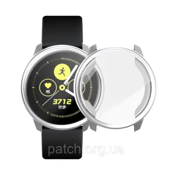 Захисний чохол для Samsung Galaxy Watch Active глянсовий Срібло