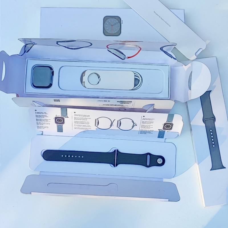 Smart Watch 8 FULL 45 mm в оригінальній коробці Apple! Найкращі Епл Вотч Золотий