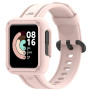 Силіконовий ремінець із чохлом для Xiaomi Mi Watch Lite/Redmi Watch Рожевий