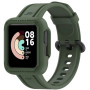 Силіконовий ремінець із чохлом для Xiaomi Mi Watch 2 Lite / Redmi Watch 2 Зелений