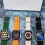 Розумний смарт-годинник Smart Watch HW8 Ultra Max 49 mm. Смарт-годинник з магнітною зарядкою і функцією дзвінка. Помаранчевий