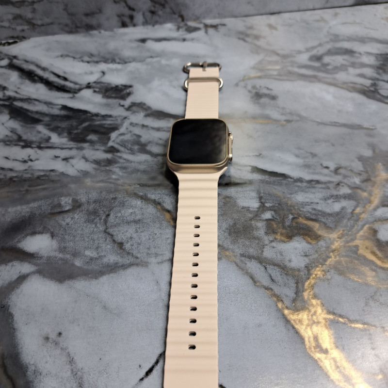 Cмарт-годинник Smart Watch GS8 Ultra 45mm. З функцією дзвінка. Бежеві