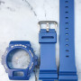 Casio ремешок + безель (рант) для G-SHOCK DW-6900 / GW-6900 / G-6900 / GLX-6900 Синий
