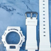 Casio ремінець + безель (рант) для G-SHOCK DW-6900 / GW-6900 / G-6900 / GLX-6900 Білий