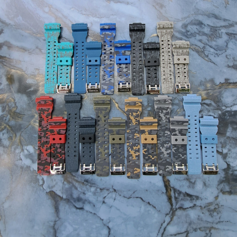 Ремінець для годинника Casio GA-100 / GD-120 / G-8900 / GA-150 / GA-200 / GLS-100 / GW-8900