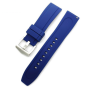 Силіконовий м'який змінний ремінець для годинника, із системою швидкої заміни, 22 мм Синій