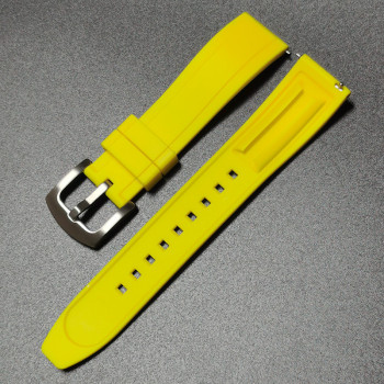 Силіконовий ремінець для Samsung Galaxy Watch 4 40mm / Classic 42m / 44m / Classic 46m / Watch 5 / Active Жовтий