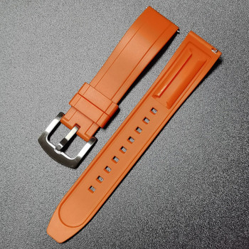 Силіконовий ремінець для Samsung Galaxy Watch 4 40mm / Classic 42m / 44m / Classic 46m / Watch 5 / Active Жовтогарячий