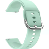 Силіконовий м'який змінний ремінець для годинника, із системою швидкої заміни, 22 мм Бірюзовий