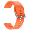 Силіконовий м'який змінний ремінець для годинника, із системою швидкої заміни, 22 мм Жовтогарячий