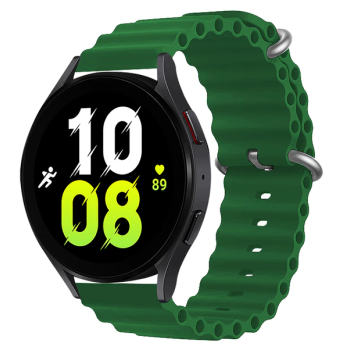 Силіконовий м'який змінний ремінець для годинника, із системою швидкої заміни, 20 мм Зелений