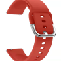 Силіконовий м'який змінний ремінець для годинника, із системою швидкої заміни, 20 мм Червоний
