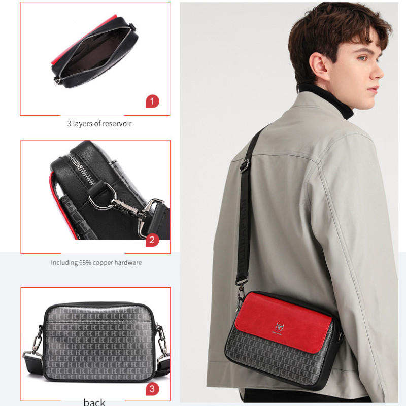 Чоловіча та жіночка сумка з люксової екошкіри