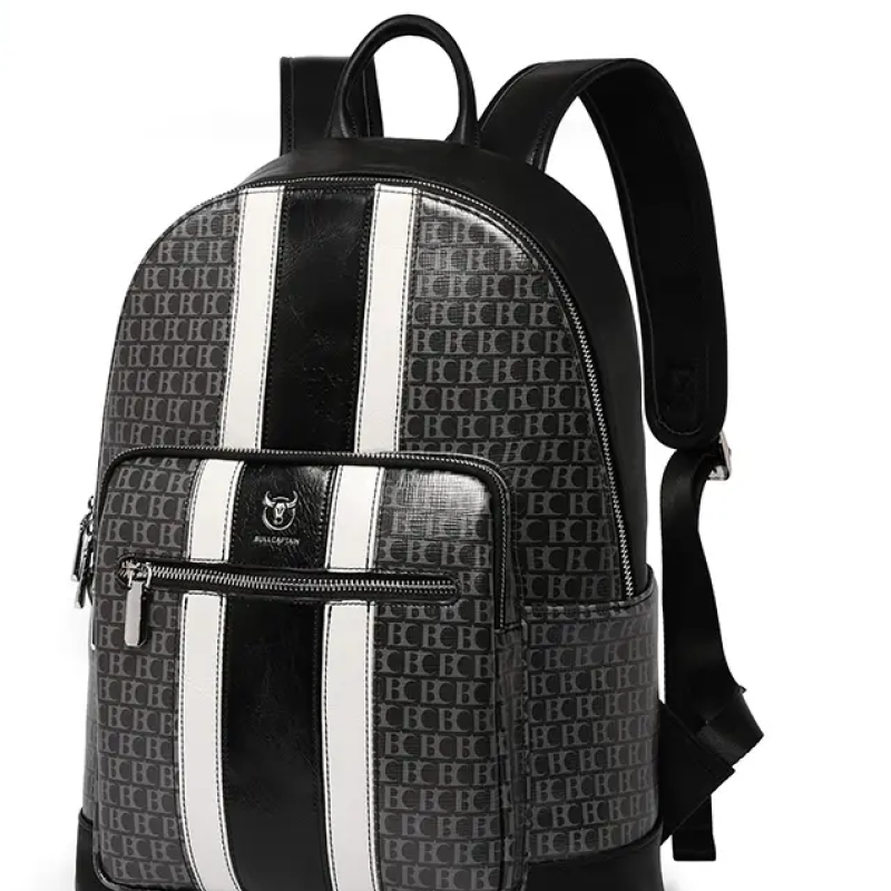 Стильний рюкзак з екошкіри преміум'якості Чорний