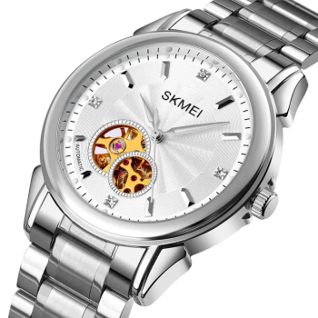 Чоловічий механічний годинник скелетон Skmei М030