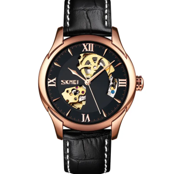 Чоловічий механічний годинник скелетон Skmei 9223
