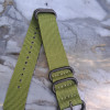 Тканинний універсальний ремінець 22 мм Зелений