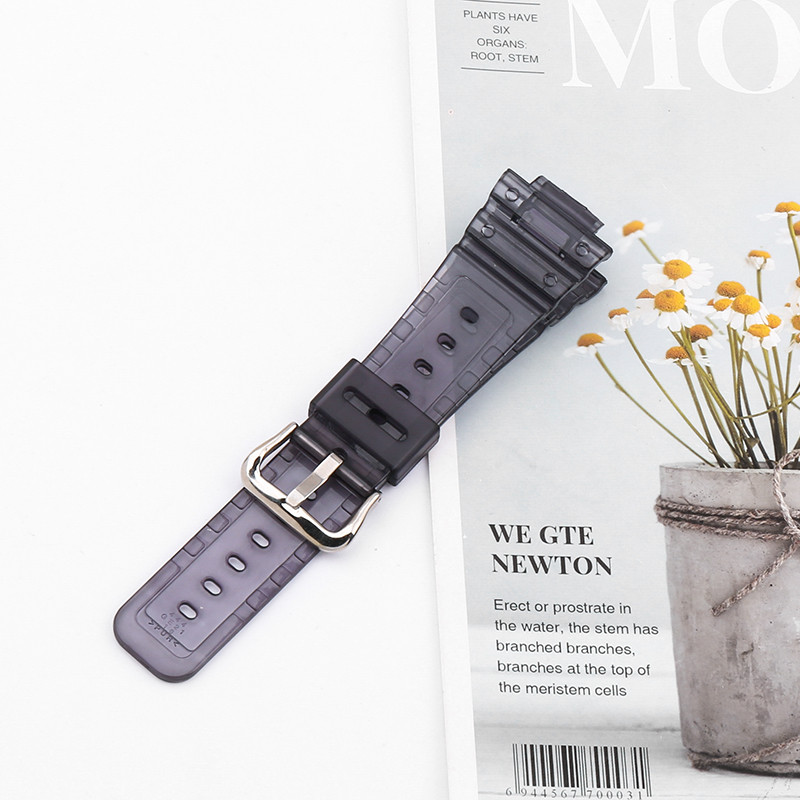 Комплект корпус + ремінець, прозорий  для Casio G-SHOCK DW-5600 / GW-B5600 / GB-5600 / GWX-5600/ DW-5025