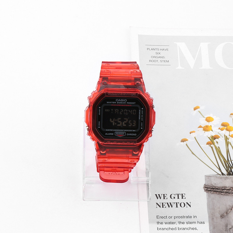 Комплект корпус + ремінець, прозорий  для Casio G-SHOCK DW-5600 / GW-B5600 / GB-5600 / GWX-5600/ DW-5025