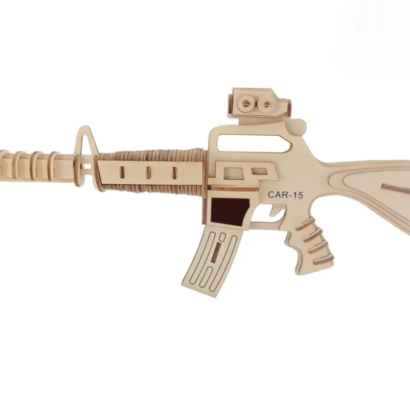 Декоративна дерев'яна іграшка-пазл 3D  "Автомат"