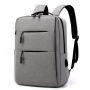 Крутий рюкзак з USB  роз'ємом для заряджання Сірий