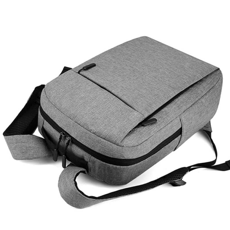 Крутий рюкзак з USB  роз'ємом для заряджання Сірий