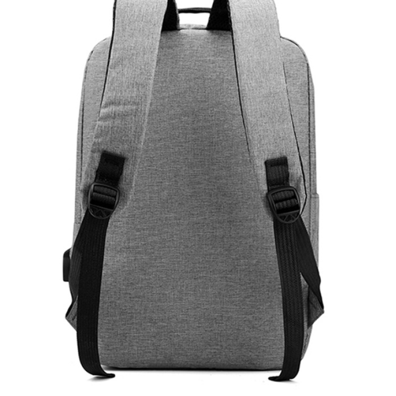 Крутий рюкзак з USB  роз'ємом для заряджання Сірий